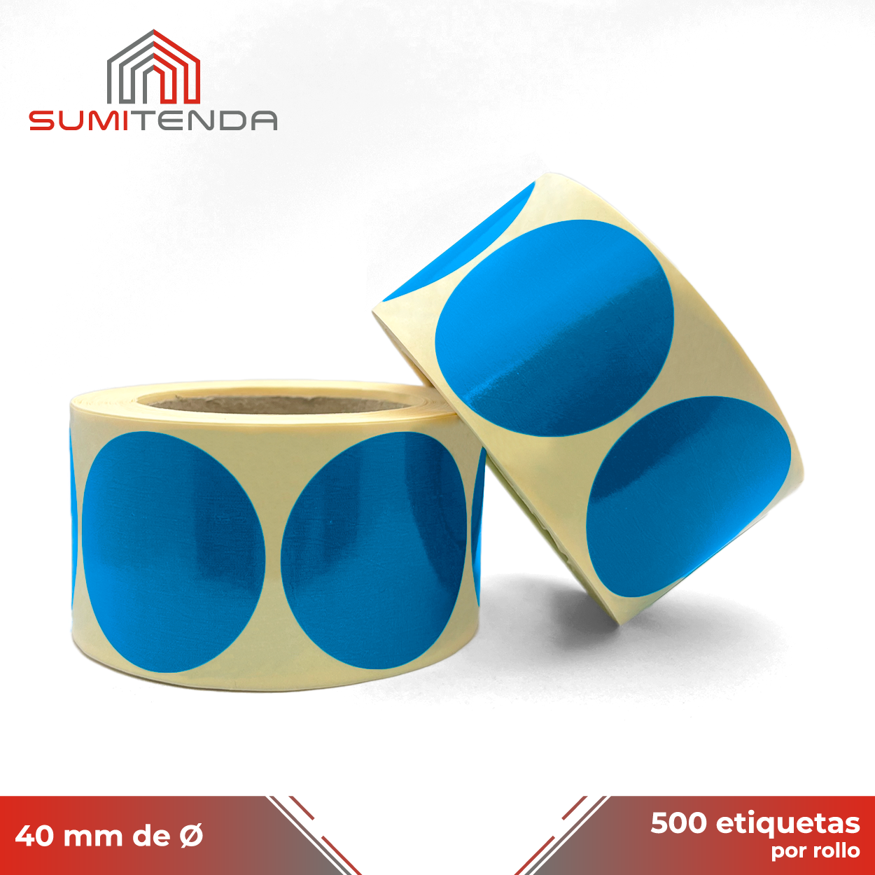 ETIQ. 40 MM DIAM. AZUL-03
